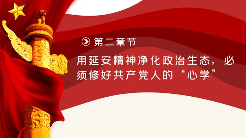 弘扬延安精神不忘初心使命做合格党员党课PPT模板
