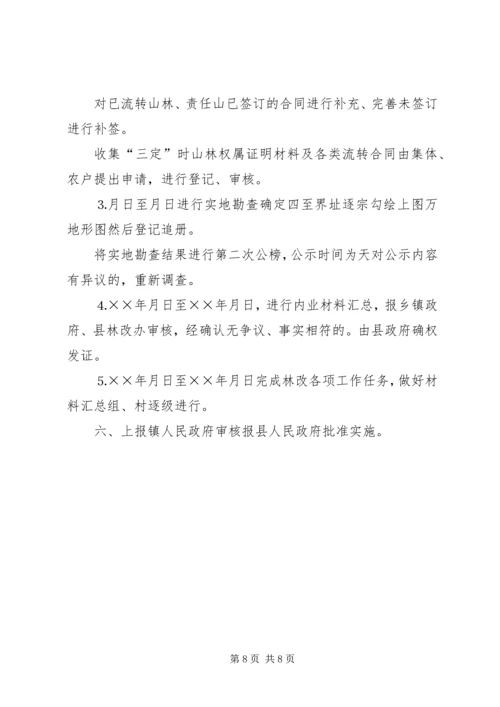 镇陈坑村林权制度改革实施方案 (2).docx