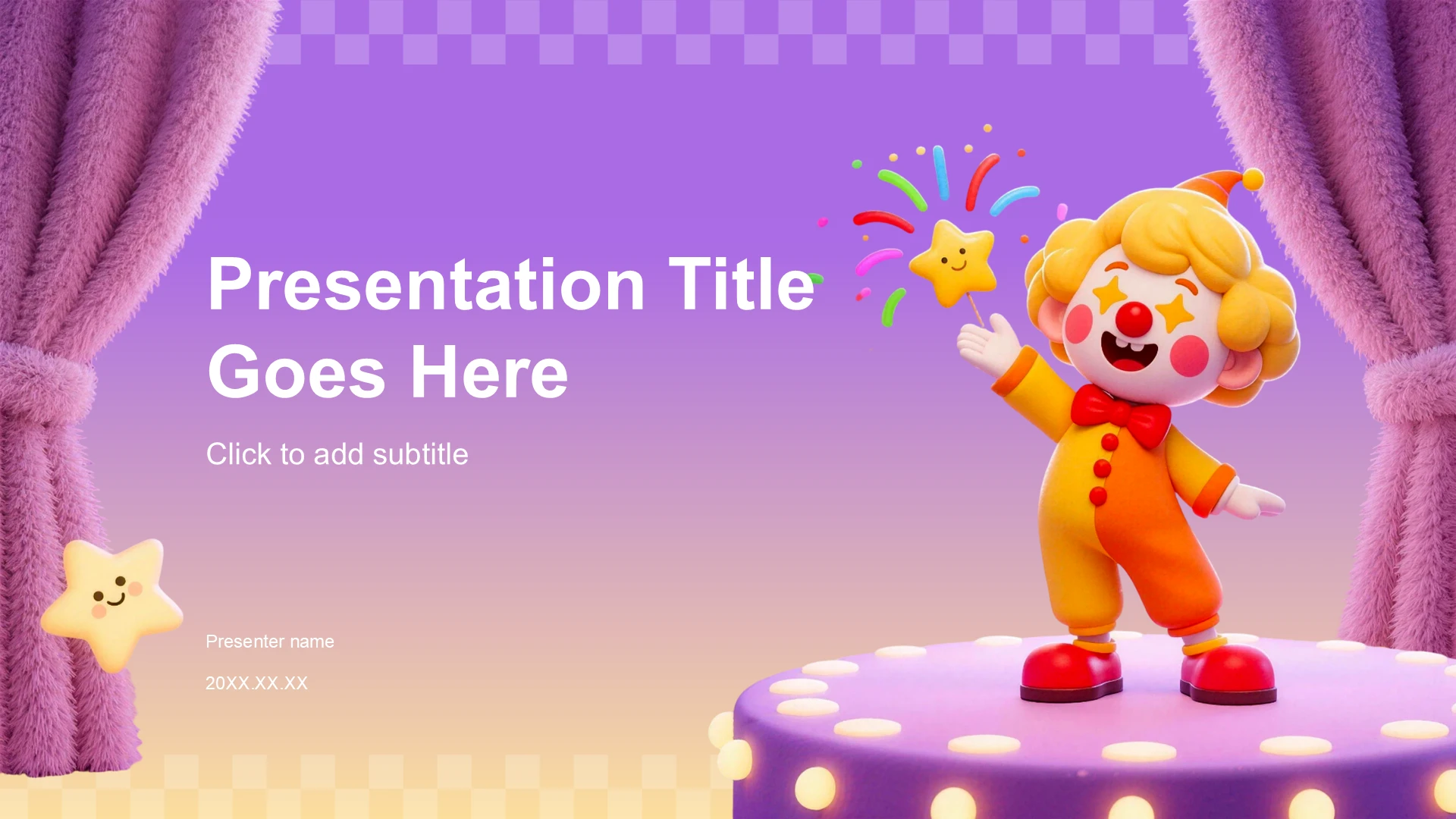 彩色卡通风愚人节创意活动方案PPT主题