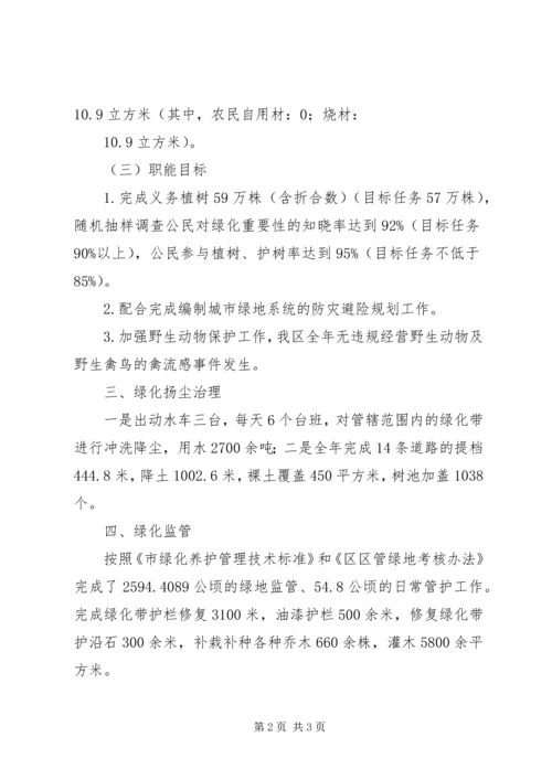 园林局主要工作成效汇报材料.docx