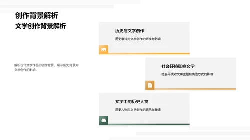 古文学赏析与历史情境