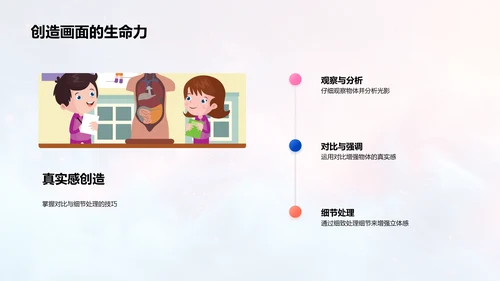 小学素描教学课PPT模板