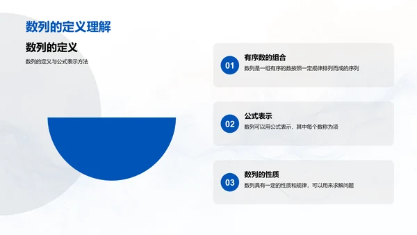 数列性质及应用教学PPT模板