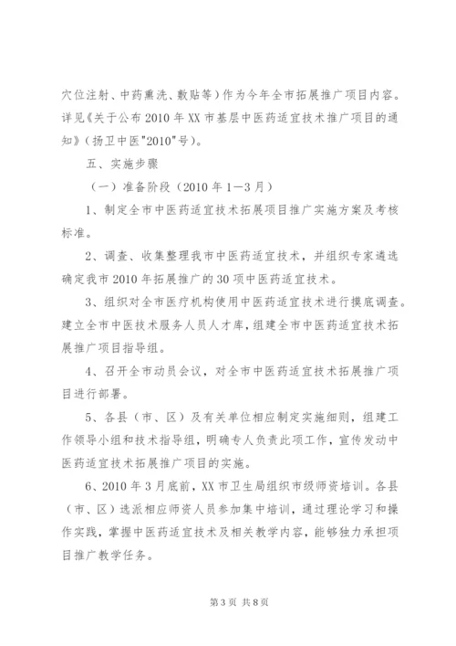 中医药适宜技术推广实施方案 (3).docx