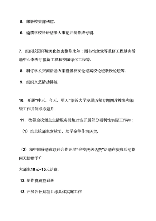 学校作文之大学校庆专业策划专项方案.docx