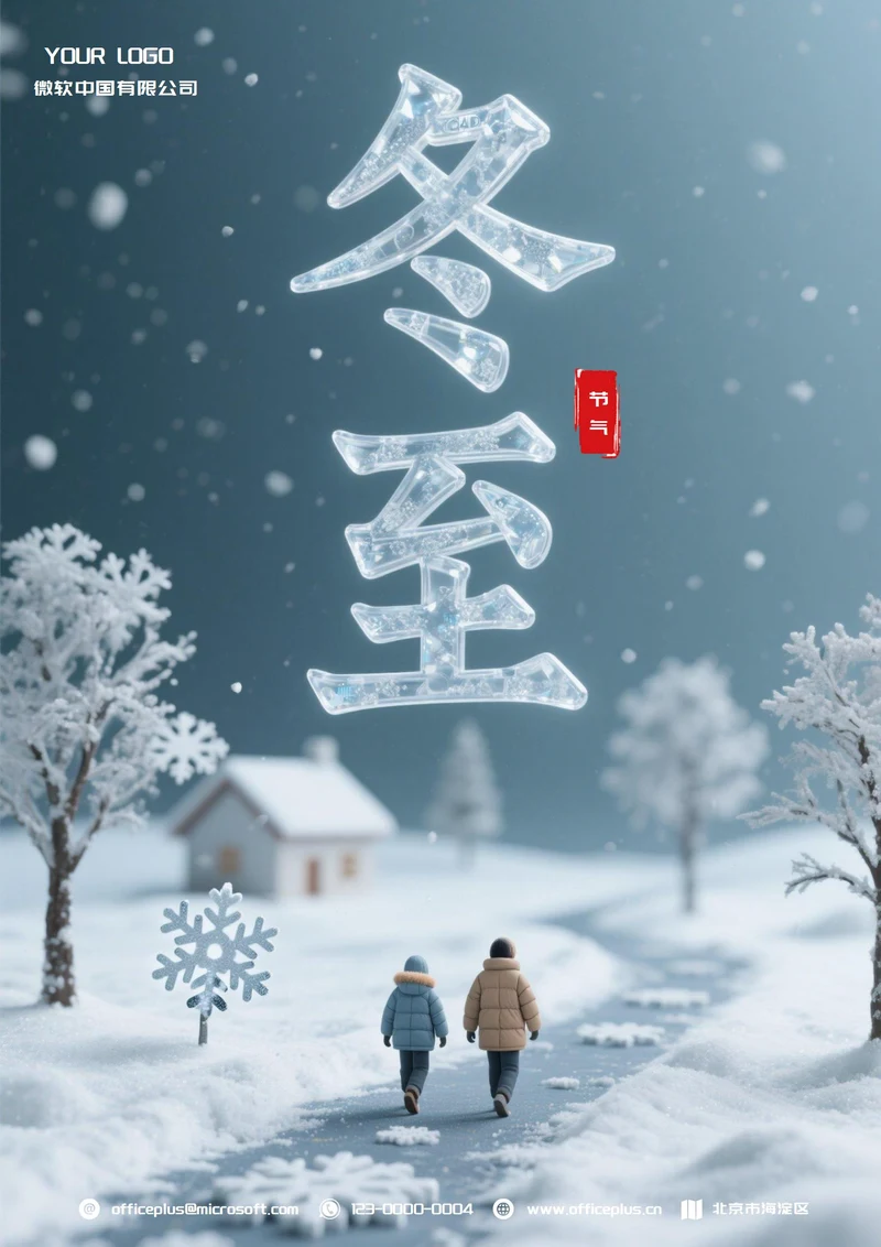冬至二十四节气(冰雪)