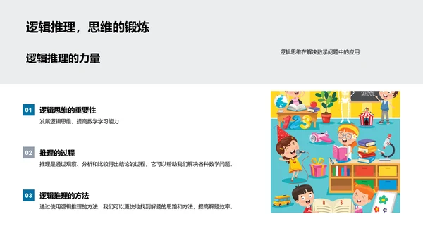 数学知识探索PPT模板