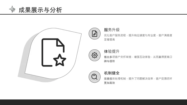 黑色极简风通用行业工作总结PPT模板