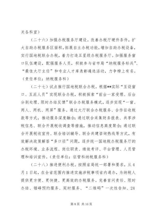 全县国税工作要点.docx