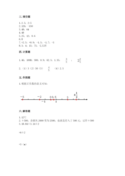 冀教版六年级下册期末真题卷附完整答案【典优】.docx