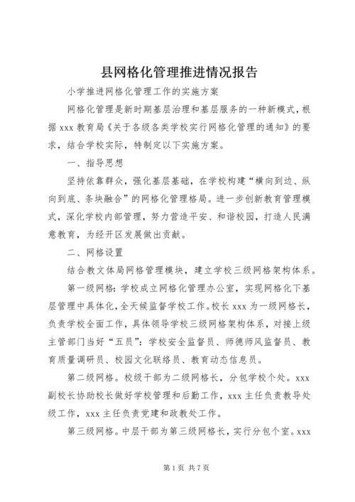 县网格化管理推进情况报告_1 (3).docx