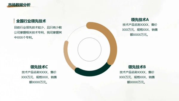 森林金色商务风通用工作总结模板