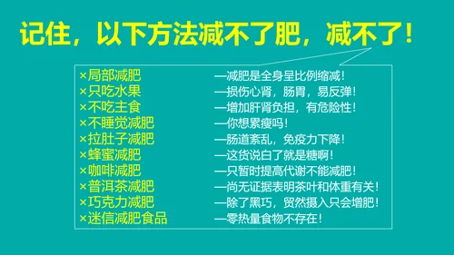 健康人生健康饮食科普PPT课件