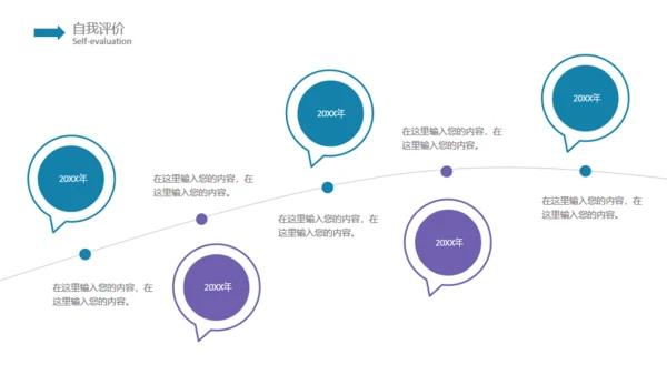 简约大气紫色个人工作汇报通用PPT模板