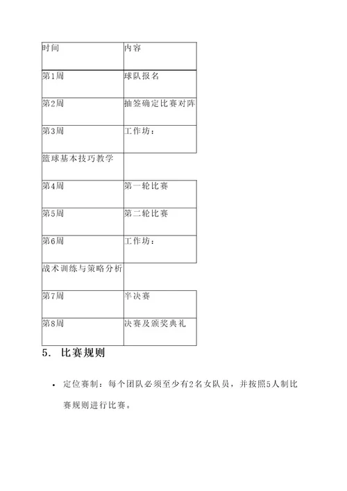 金融系统篮球赛活动方案