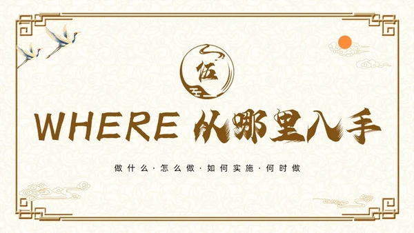 棕色古风如何打造高效教研团队PPT模板