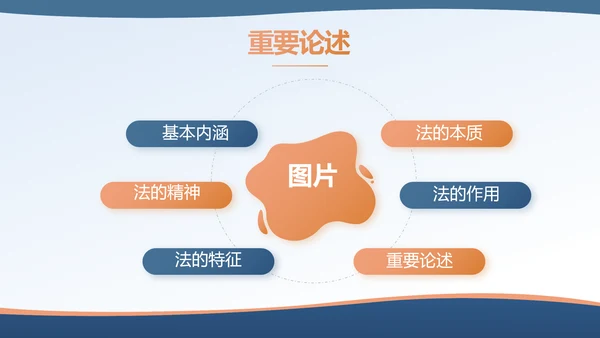 蓝色法律讲堂知识讲座培训宣传PPT
