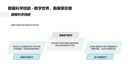 医保数据科学应用述职PPT模板