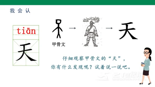 识字1  天地人  课件