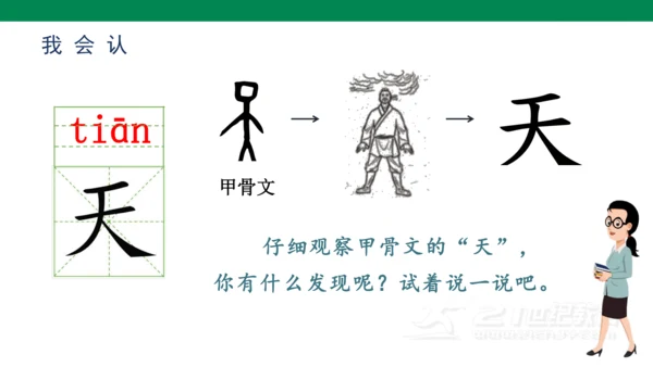 识字1  天地人  课件