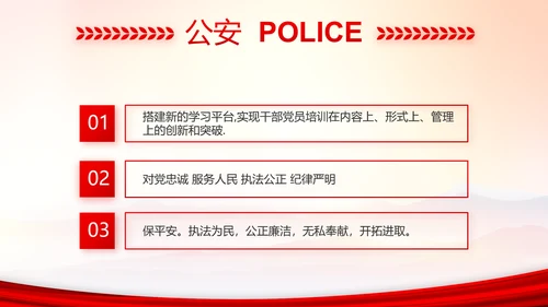 忠诚铸警魂护航新征程公安警察动态PPT模板