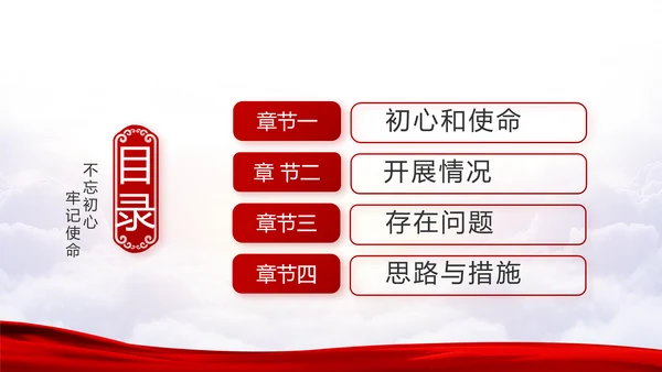 不忘初心牢记使命党支部学习教育PPT
