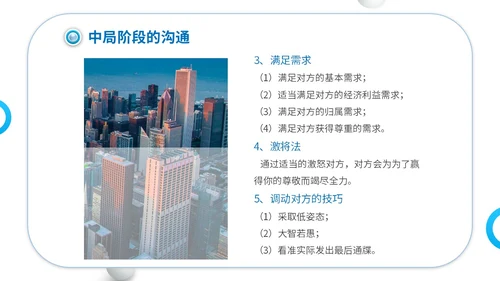 商务简约建筑实拍单位企业公司商务谈判策略技巧培训模板谈判技巧
