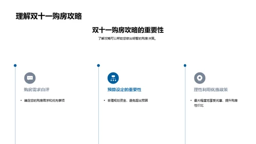 双十一购房全攻略