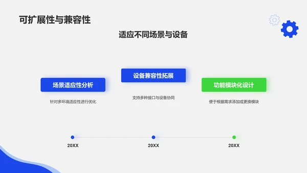 蓝色科技风机器人竞赛方案PPT模板