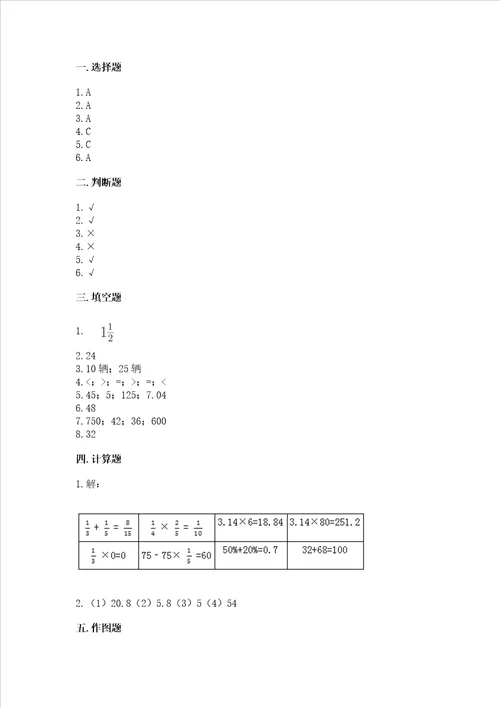 北京版六年级上册数学第一单元 分数乘法 测试卷及答案解析