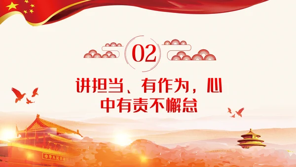 讲政治有信念讲担当有作为讲规矩守底线党课党建PPT