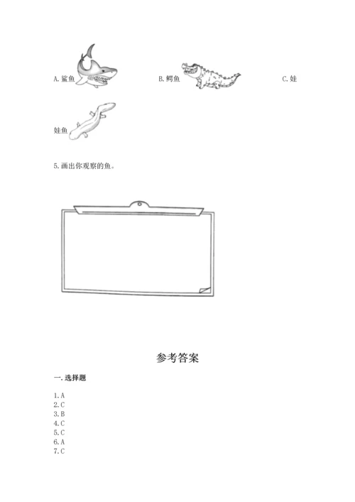 教科版一年级下册科学期末测试卷及参考答案（轻巧夺冠）.docx