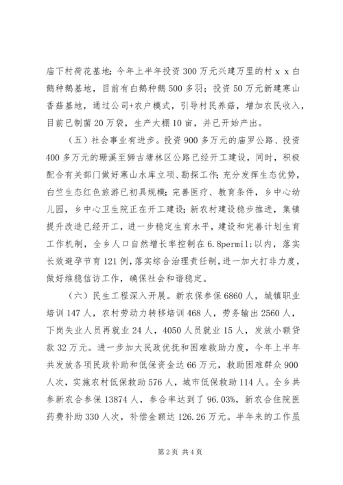 乡镇年度统计工作总结.docx