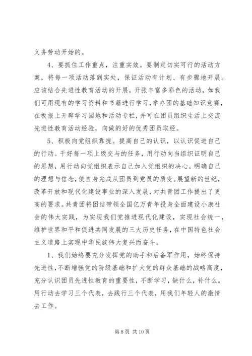 共青团员民主评议自我评价.docx
