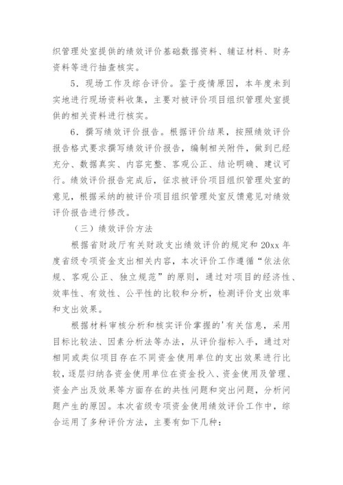 项目绩效目标完成情况自评报告.docx