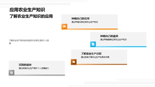农业知识与生活技能