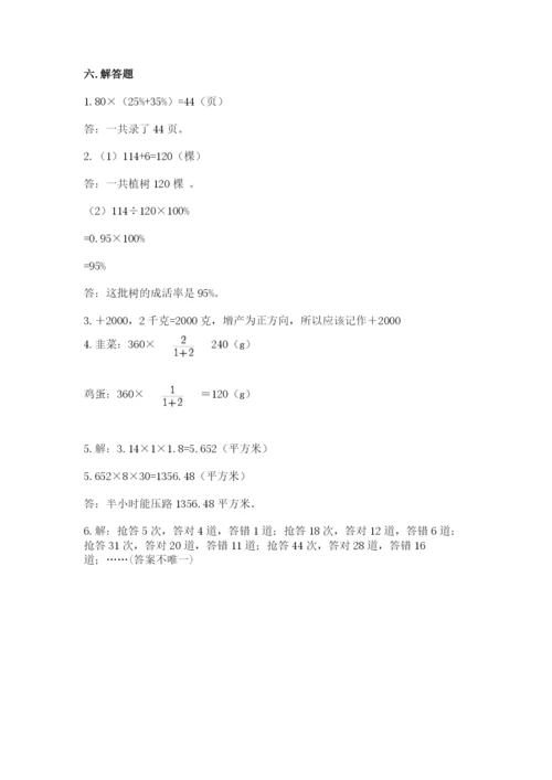 成都市小升初数学测试卷精编.docx