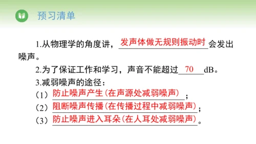 人教版（2024）八年级物理上册2.4 噪声的危害和控制 课件(共15张PPT)