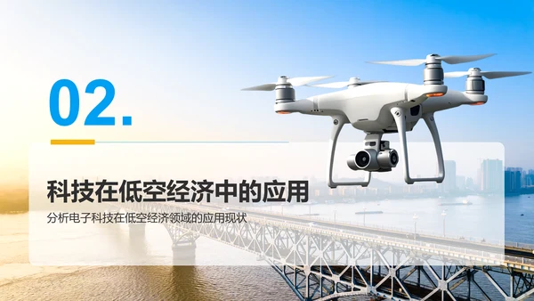 蓝色商务风低空经济行业分析PPT模板