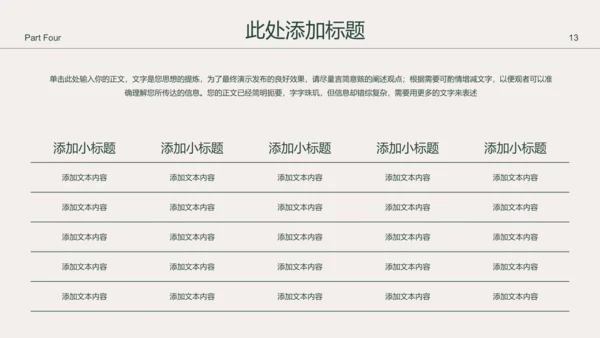 咖色小清新花卉通用PPT演示模板