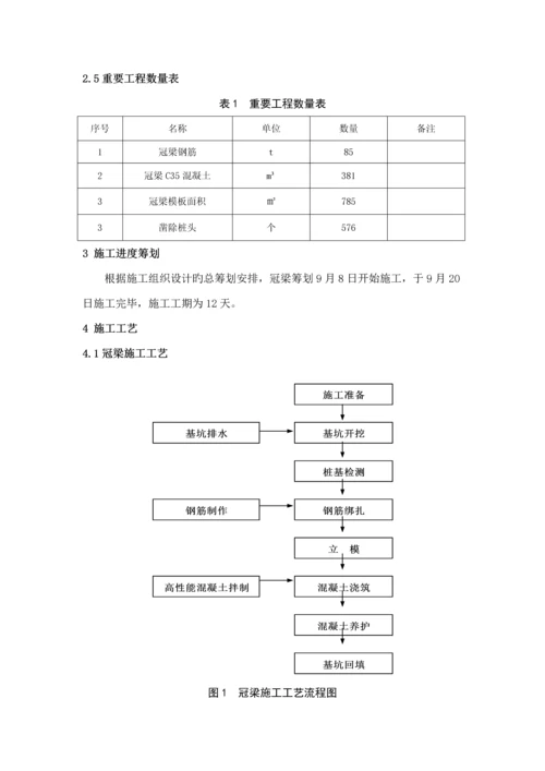 基坑支护冠梁综合施工专题方案.docx