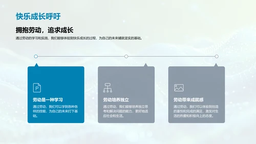 劳动技能的学习和应用
