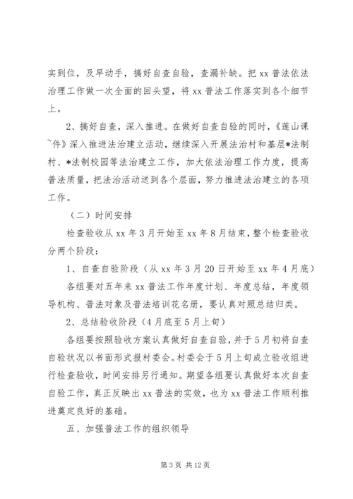 精选20XX年社区普法工作计划报告3篇.docx