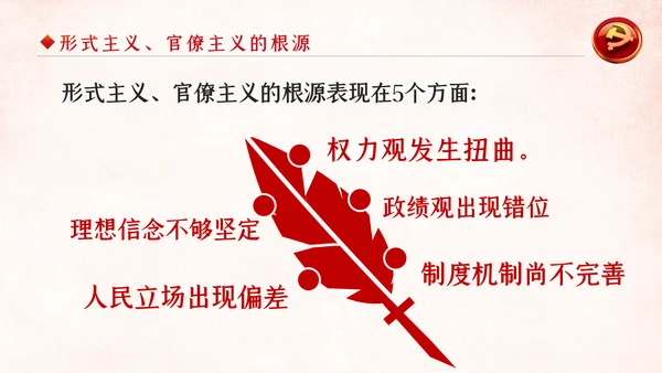 坚定不移破除形式主义官僚主义党课PPT模板