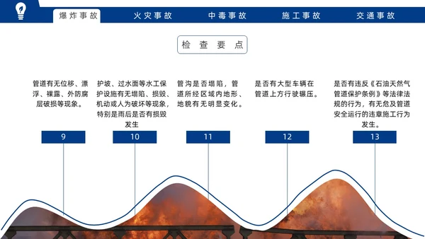 蓝色实拍风安全事故案例警示教育培训PPT案例分析