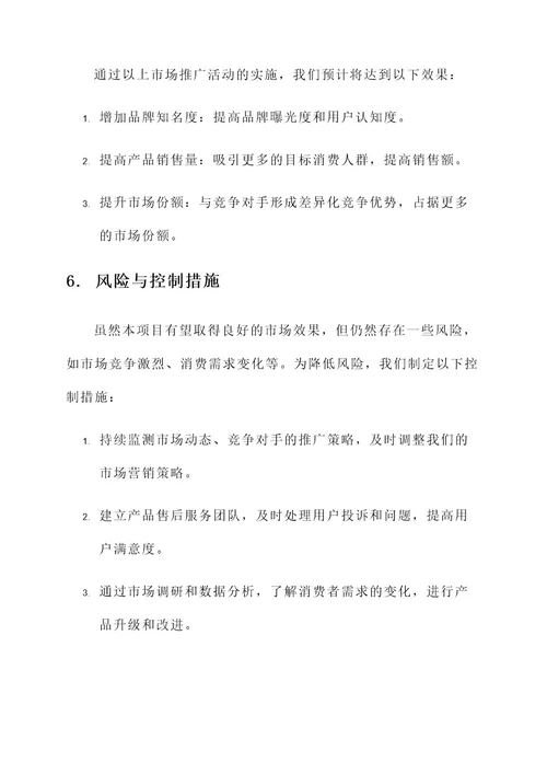 制定一份项目营销方案