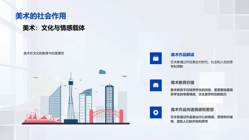 美术教学概览PPT模板