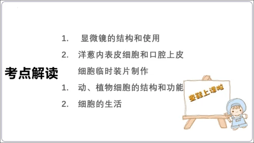 【2023秋人教七上生物期中复习考点梳理串讲+临考押题】第一章 细胞是生命活动的基本单位（串讲课件）