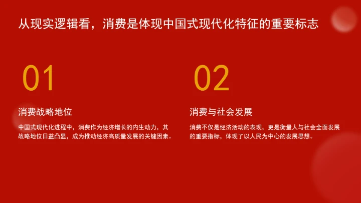 对于深刻认识消费的战略地位ppt课件