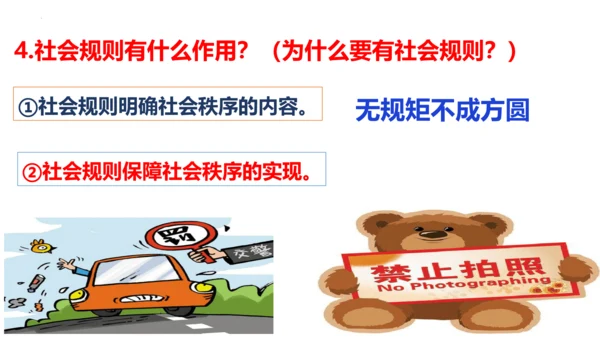 第三课   社会生活离不开规则复习课件（21张PPT）